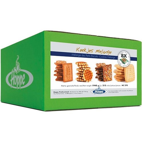 Hoppe Hoppe Koekjes Melange, doos van 1690 g, ca 178 stuks