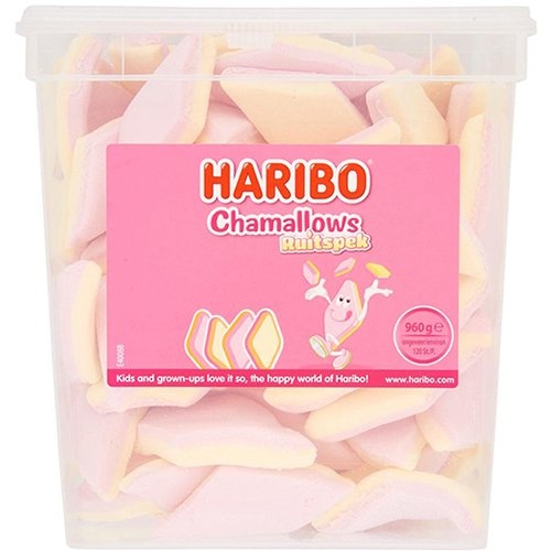 Haribo Haribo Chamallows Ruitspek, pot van 120 stuks