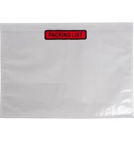 Q-CONNECT Paklijstenvelop Dokulops C4, ft 328 x 235 mm, doos van 500 stuks, tekst: packing list