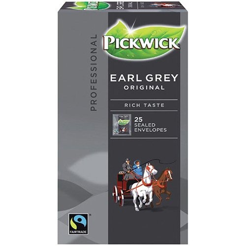 Pickwick Pickwick thee, Earl Grey, fairtrade, pak van 25 zakjes