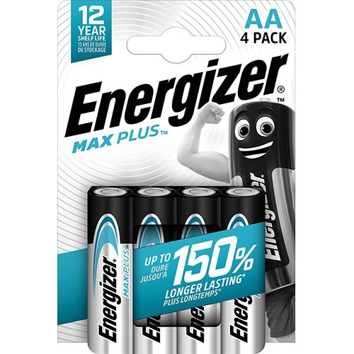 Energizer Energizer batterijen Max Plus AA/LR06/E91, blister van 4