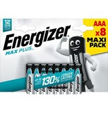 Energizer Energizer batterijen Max Plus AAA, blister van 8 stuks