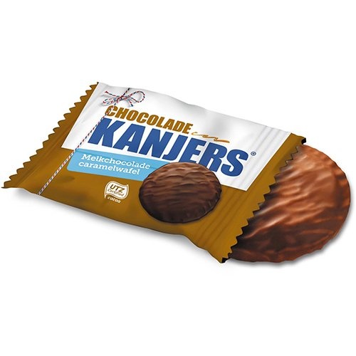 Kanjers Kanjers Mini chocoladewafel, individueel verpakt, 13,4 g