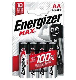 Energizer Energizer batterijen Max AA, blister van 4 stuks