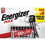 Energizer Energizer batterijen Max AAA/LR03/E92 8, MaxIPACK