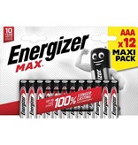 Energizer Energizer batterijen Max AAA, blister van 12 stuks