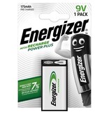 Energizer Energizer herlaadbare batterijen Power Plus 9V/HR22/175