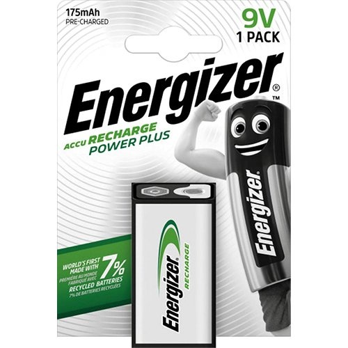 Energizer Energizer herlaadbare batterijen Power Plus 9V/HR22/175