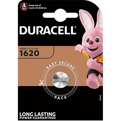 Duracell Duracell knoopcel Specialty Electronics CR1620, blister van 1 stuk