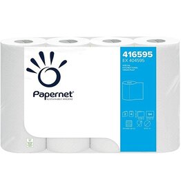Papernet Papernet keukenrol, 2-laags, 64 vellen, pak van 4 rollen