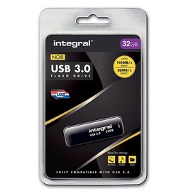 Integral Integral USB stick 3.0, 32 GB, zwart
