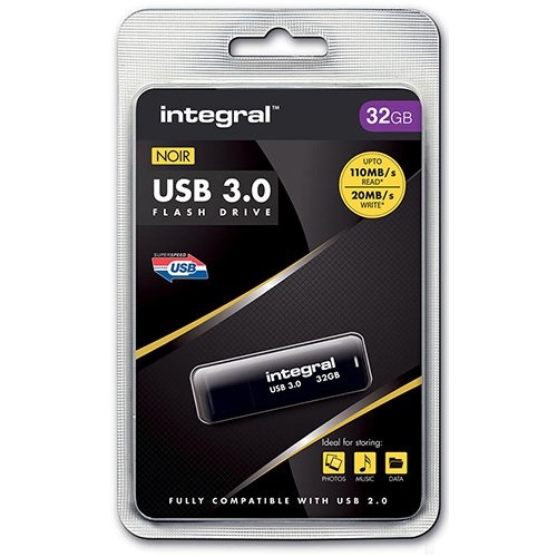 Integral Integral USB stick 3.0, 32 GB, zwart