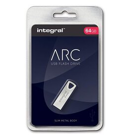 Integral ARC USB stick 2.0, 64 GB, zilver