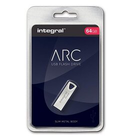 Integral Integral ARC USB stick 2.0, 64 GB, zilver