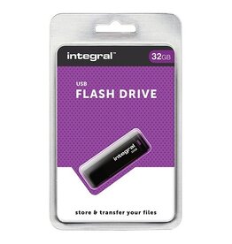 Integral Integral USB 2.0 stick, 32 GB, zwart