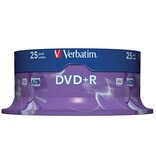 Verbatim DVD recordable DVD+R, spindel van 25 stuks