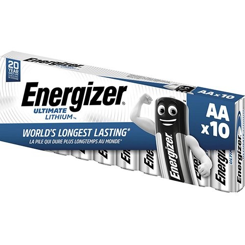 Energizer Energizer batterijen Ultimate Lithium AA/L91, pak van 10 stuks