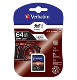 Verbatim SDXC geheugenkaart, klasse 10, 64 GB