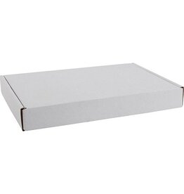 Merkloos Verzenddoos met clip, ft 220 x 155 x 28 mm (A5) [50st]