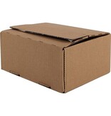 Merkloos Verzenddoos, bruin, ft 16 x 13 x 7 mm