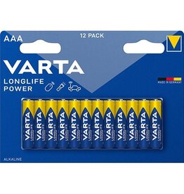 Varta Varta batterij Longlife Power AAA, blister van 12 stuks