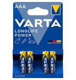 Varta Varta batterij Longlife Power AAA, blister van 4 stuks