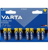 Varta Varta batterij Longlife Power AA, blister van 8 stuks