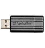 Verbatim PinStripe USB 2.0 stick, 16 GB, zwart