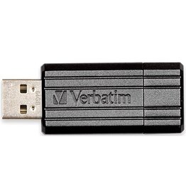 Verbatim PinStripe USB 2.0 stick, 64 GB, zwart