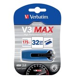 Verbatim V3 MAX USB 3.0 stick, 32 GB blauw