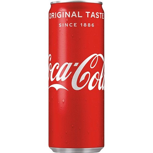 Coca Cola Company Coca-Cola frisdrank, sleek blik van 25 cl, pak van 24 stuks