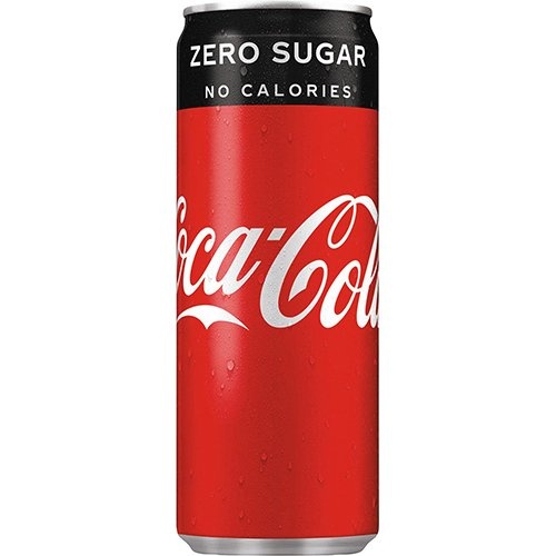 Coca Cola Company Coca-Cola Zero frisdrank, sleek blik van 25 cl, 24st.