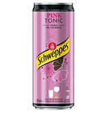 Schweppes Schweppes Pink Tonic frisdrank, sleek blik van 33 cl, 24st.