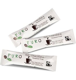 Puro Puro cacao poedersticks fairtrade, 25 g, doos van 100 stuks