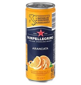 San Pellegrino limonade sinaasappel, sleek blik