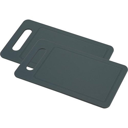 Cosy Cosy snijplank Fresco, ft 25 x 14 x 0,6 cm, grijs, set van 2 stuks