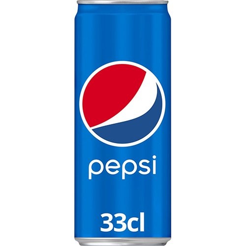 Pepsi Pepsi frisdrank, sleek blik van 33 cl, pak van 24 stuks