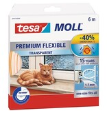 Tesa Tesa Moll Premium Flexible tochtstrip, 6 m, transparant