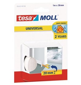 Tesa Tesa Moll Universal dorpelstrip, 1 m x 38 mm, wit