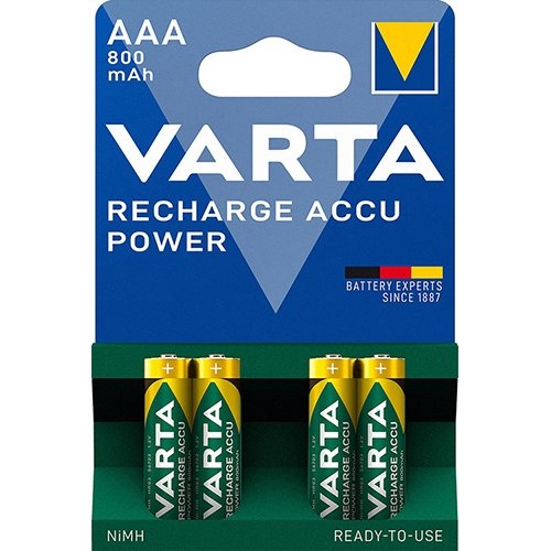 Varta Varta oplaadbare batterij Accu Power AAA, blister van 4st.