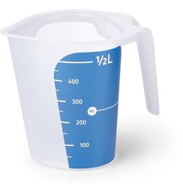 DBP maatbeker Cuisio 500 ml, kunststof, transparant