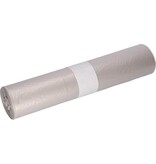 Deiss Deiss vuilniszak 120 l, ft 70 x 110 cm, transparant, HDPE, rol van 25 stuks