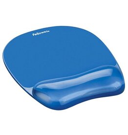 Fellowes Fellowes Crystals Gel muismat met polssteun, blauw