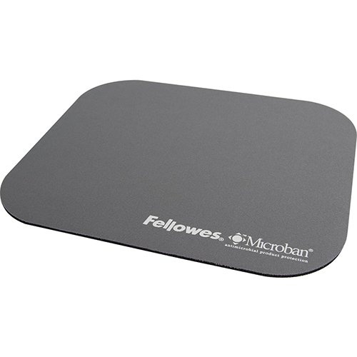 Fellowes muismat Microban, zilver