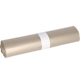 Deiss Deiss vuilniszak 240 l, ft 80 + 40 x 140 cm, transparant, HDPE, rol van 10 stuks