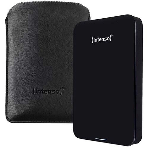 Merkloos Intenso Memory Case draagbare harde schijf, 4 TB, zwart