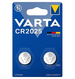 Varta Varta knoopcel Lithium CR2025, blister van 2 stuks