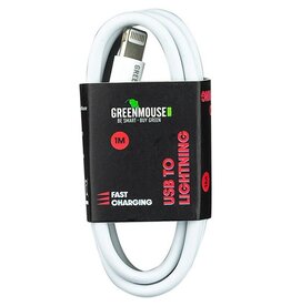 Greenmouse Greenmouse Lightning kabel, USB-A naar 8-pin, 1 m, wit