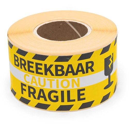 Rillprint Rillprint etiketten Breekbaar, ft 46 x 125 mm, rol van 250 stuks