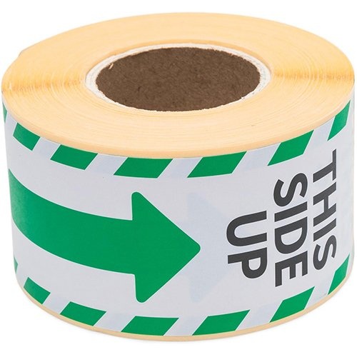 Rillprint Rillprint etiketten This side up, ft 46 x 125 mm, rol van 250 stuks